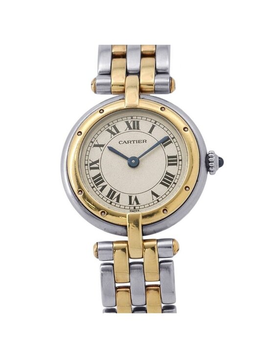 Cartier Panthere Vendome SM 2 Row Watch Ivory Dial Quartz display picture 3